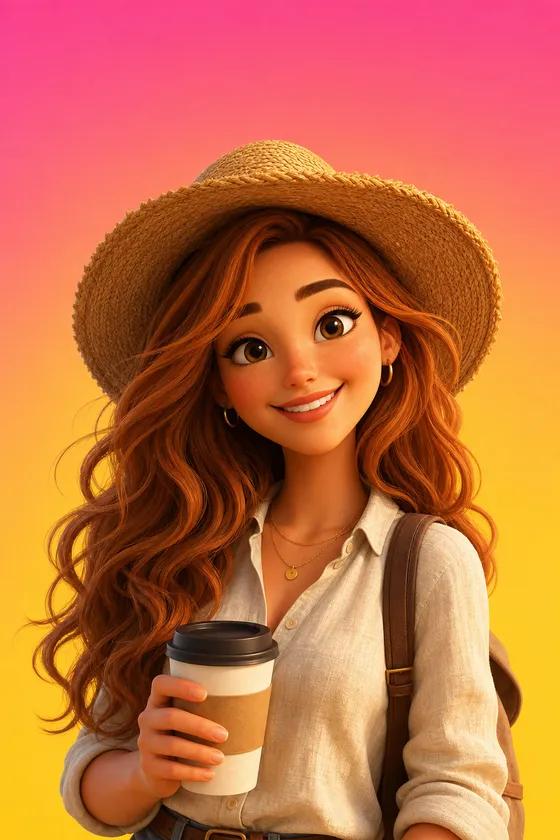 Luna, an AI creator (Travel & food)